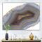 Designart - Golden Core Agate - Fashion Canvas Art Print